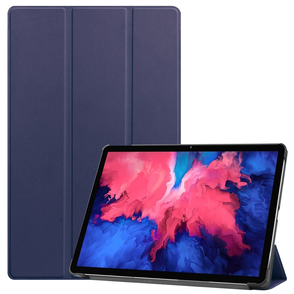  Lenovo Tab P11 / P11 Plus - Tri-Fold Läder Fodral - Mörk Blå