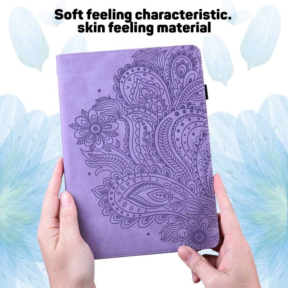  Lenovo Tab M10 HD (2nd Gen) - Mandala Läder Fodral - Lila