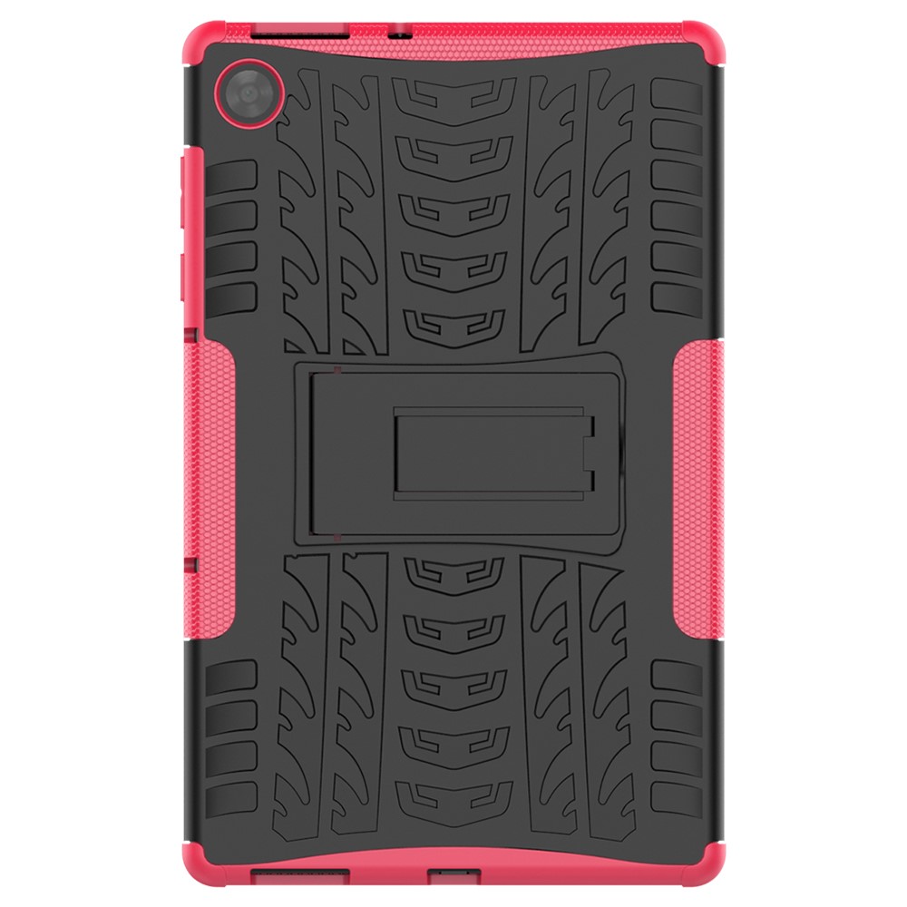  Lenovo Tab M10 HD (2nd Gen) - Rugged Kickstand Armor Skal - Rosa