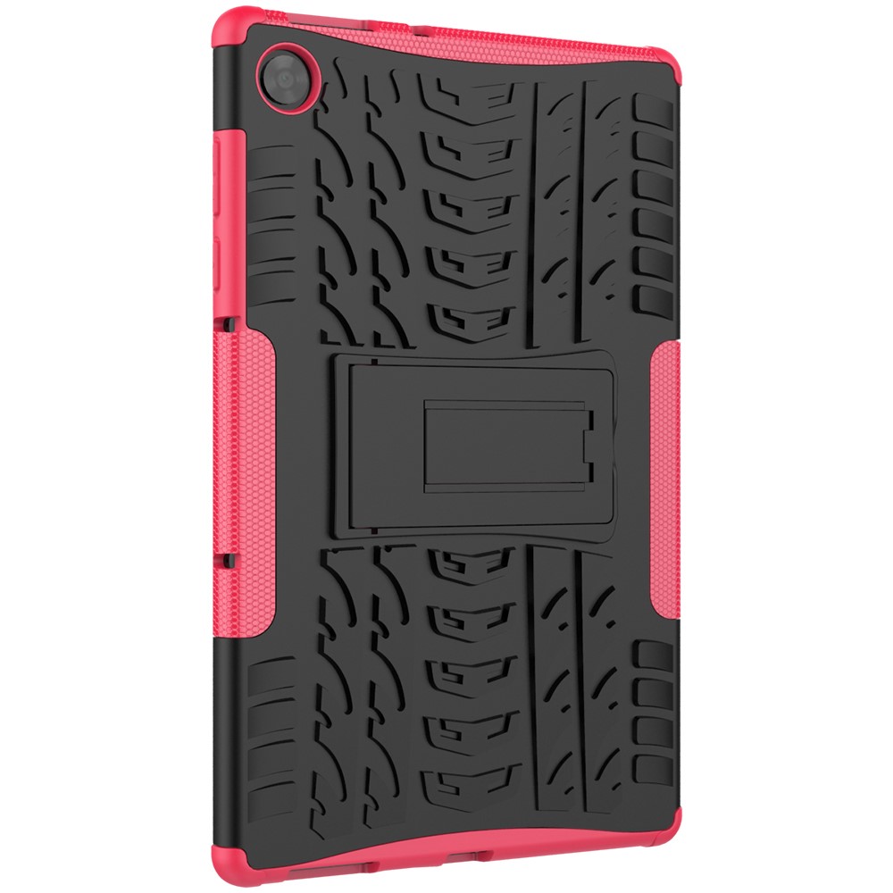  Lenovo Tab M10 HD (2nd Gen) - Rugged Kickstand Armor Skal - Rosa
