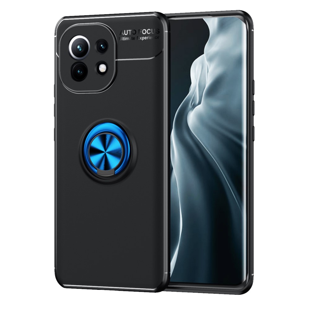  Xiaomi Mi 11 - Ring Skal - Svart/Blå