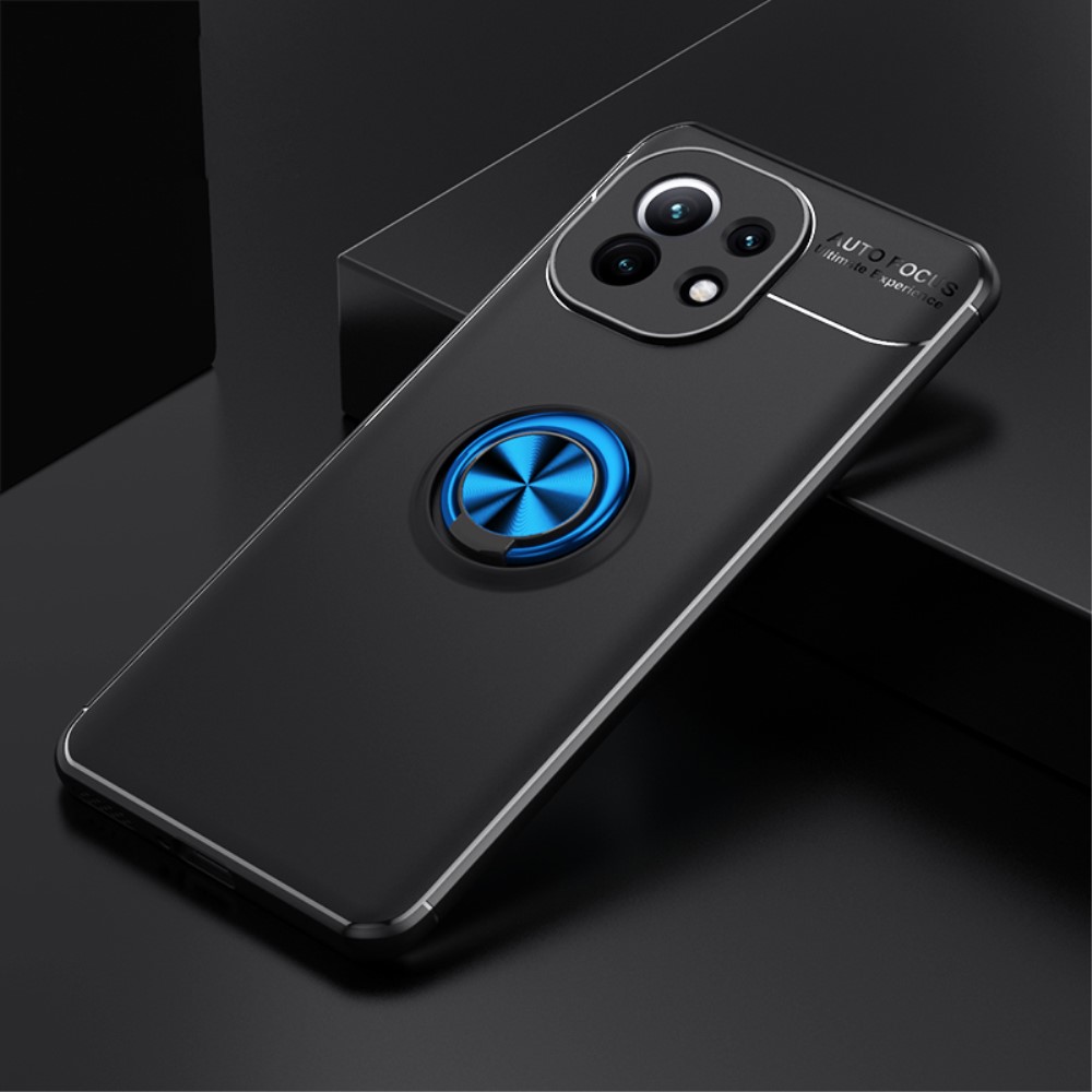  Xiaomi Mi 11 - Ring Skal - Svart/Blå