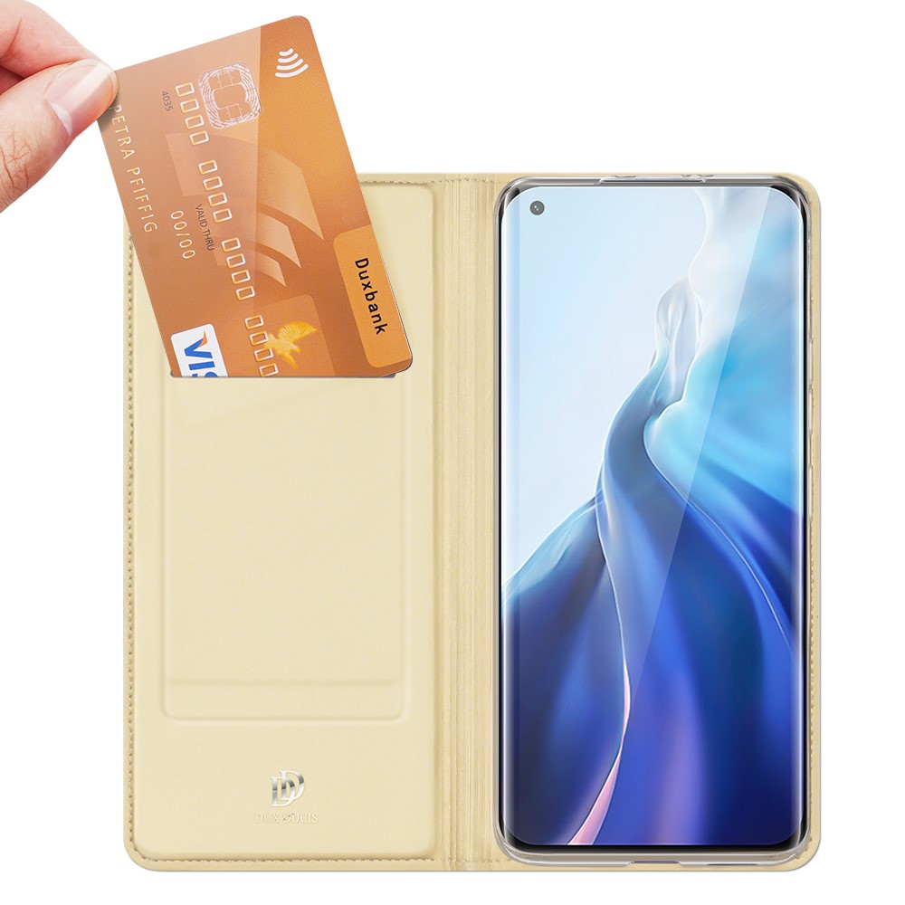 DUX DUCIS Xiaomi Mi 11 - DUX DUCIS Skin Pro Fodral - Guld