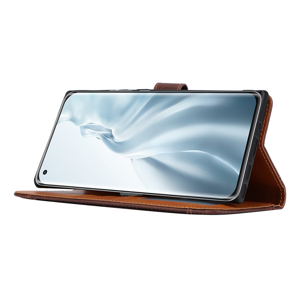  Xiaomi Mi 11 - Premium Läder Fodral - Svart