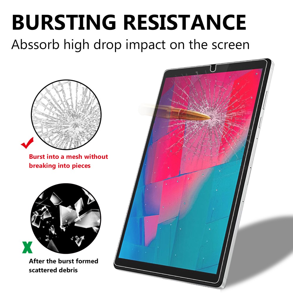  Lenovo Tab M10 HD (2nd Gen) - Heltäckande Skärmskydd I Härdat Glas