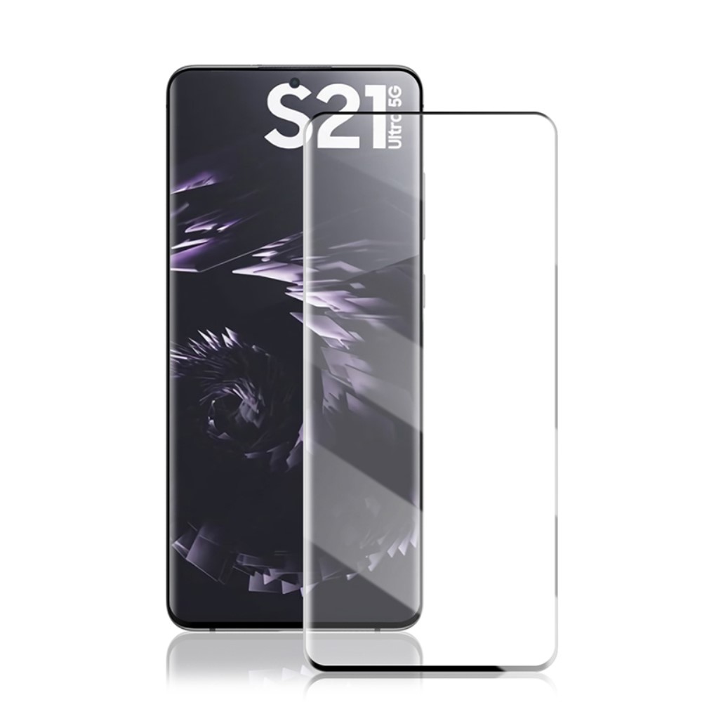 AMORUS Samsung Galaxy S21 Ultra - AMORUS Heltäckande Skärmskydd I Härdat Glas