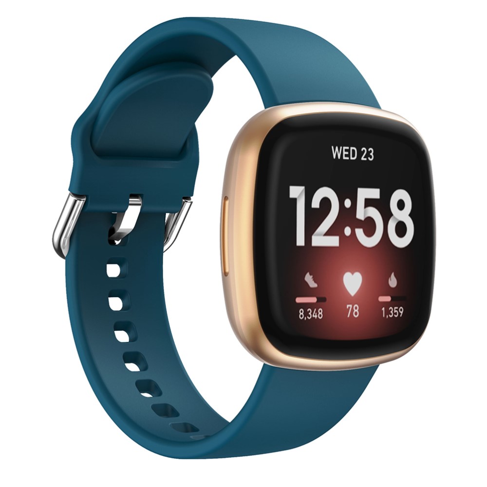  Silikon Armband Versa 3/Fitbit Sense - Blå