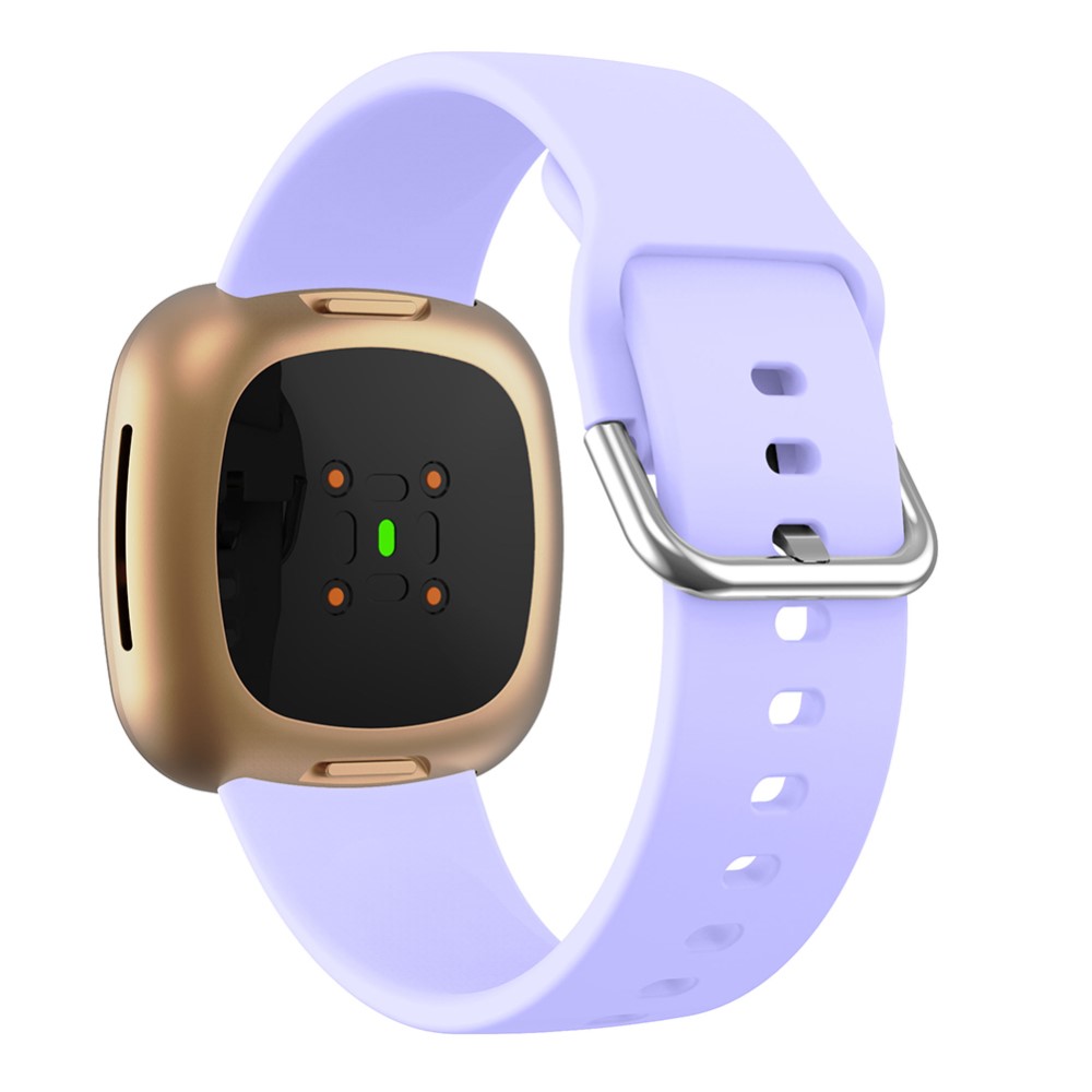  Silikon Armband Versa 3/Fitbit Sense - Ljus Lila