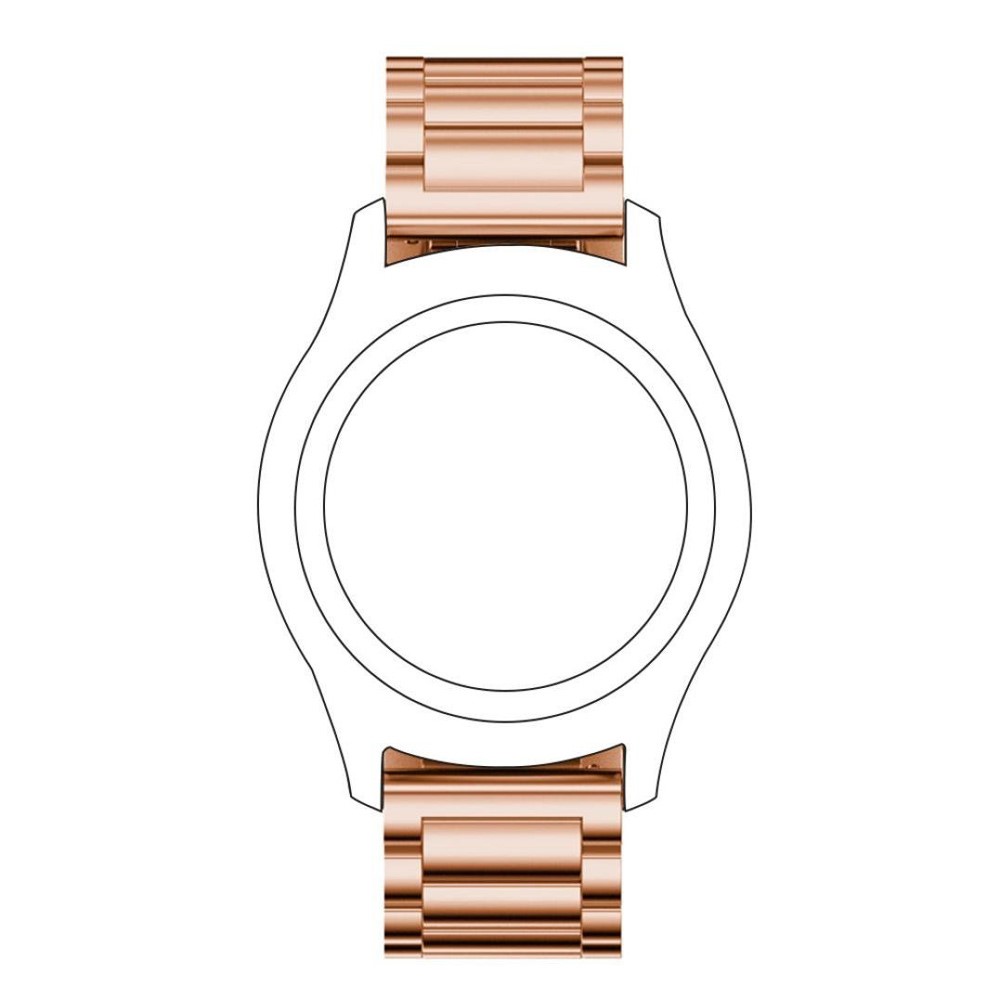  Lyxigt Metallarmband I Rostfritt Stål - Roséguld (22 mm)