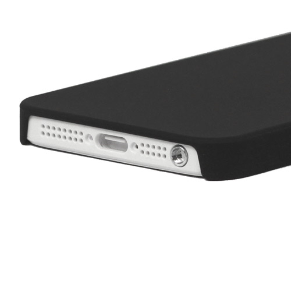  iPhone 5/5S/SE 2016 - Gummi Touch Skal - Svart
