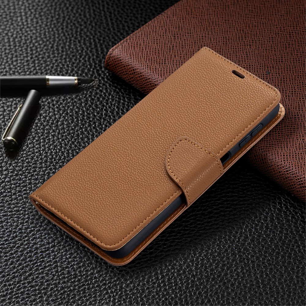  Samsung Galaxy A32 5G - Litchi Shark Fodral - Brun
