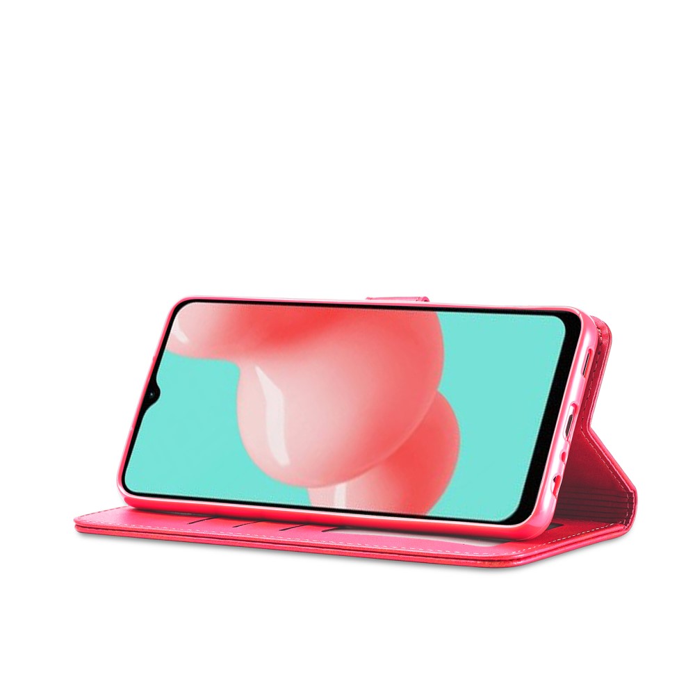 LC.IMEEKE Samsung Galaxy A32 5G - LC.IMEEKE Läder Fodral - Rosa