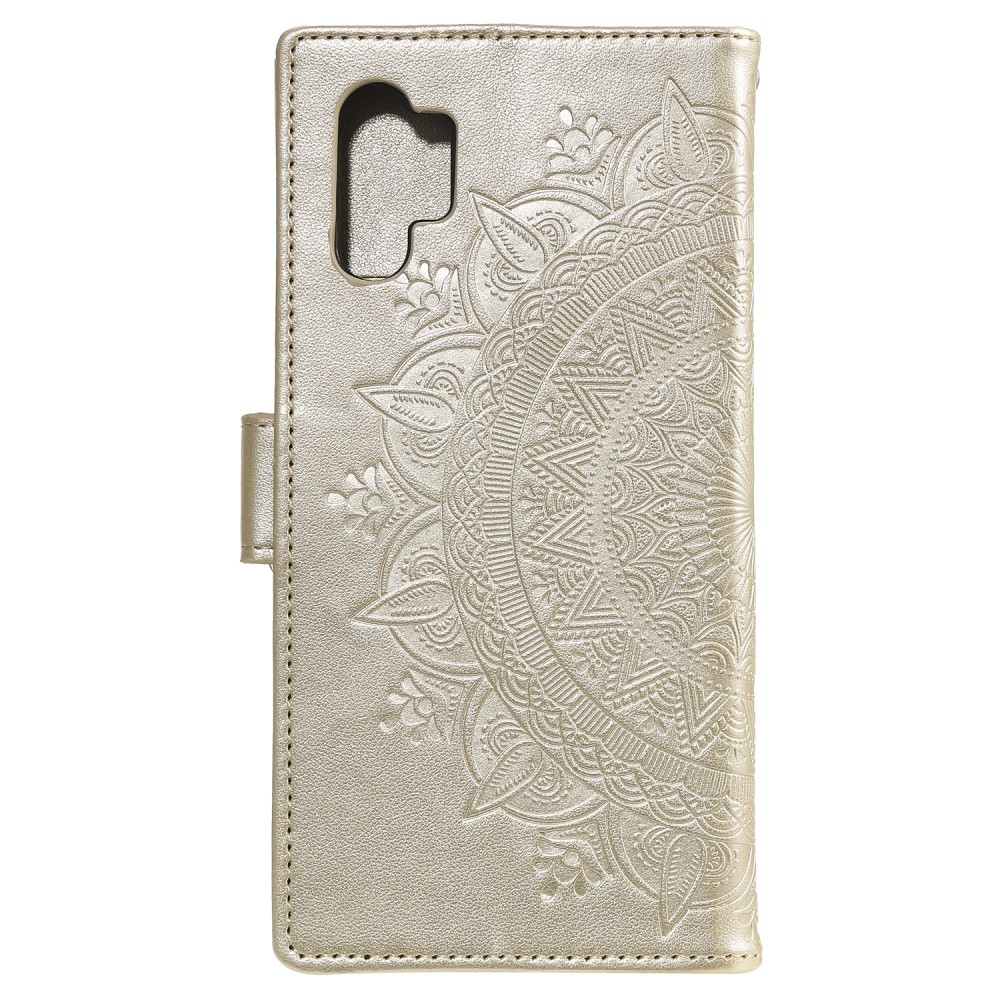  Samsung Galaxy A32 5G - Mandala Läder Fodral - Guld