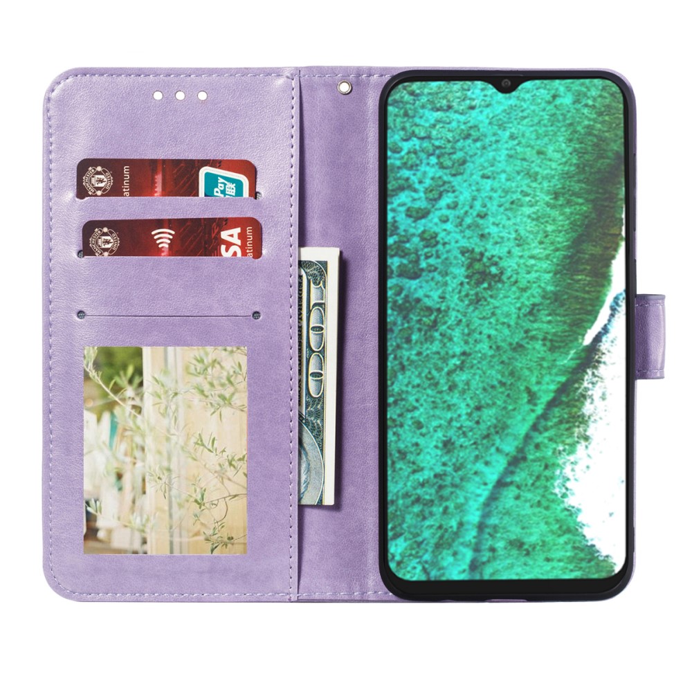  Samsung Galaxy A32 5G - Mandala Flower Fodral - Lila