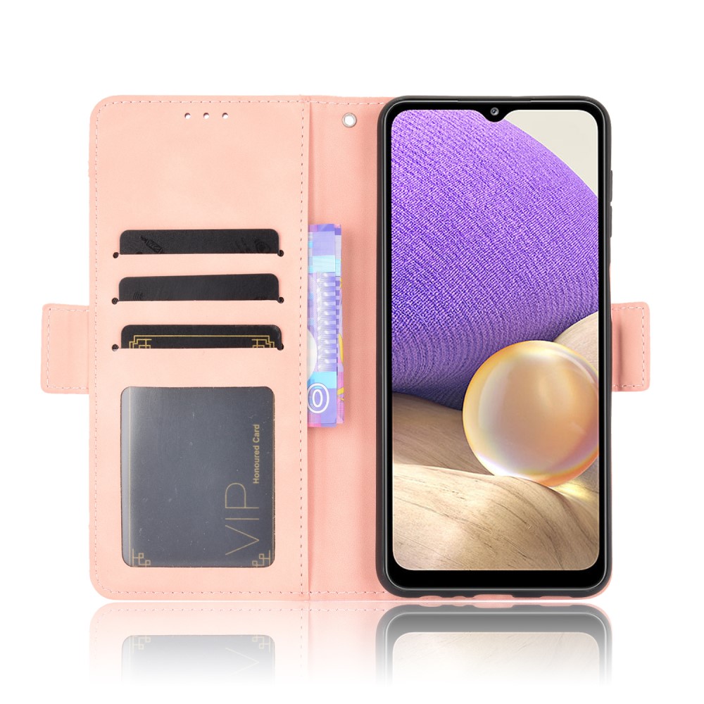  Samsung Galaxy A32 5G - Fodral Med Avtagbart Kortfodral - Roséguld
