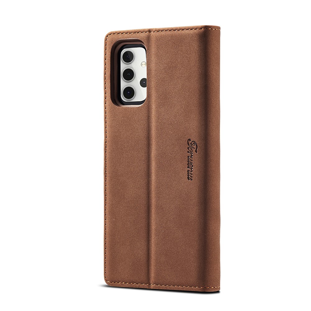 FORWENW Samsung Galaxy A32 5G - FORWENW Läder Fodral - Brun