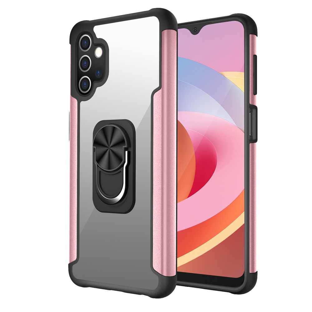 Samsung Galaxy A32 5G - Hybrid Ring Skal - Roséguld