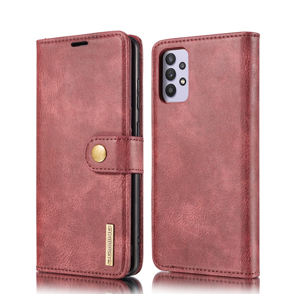 DG.MING Samsung Galaxy A32 5G - DG.MING 2in1 Magnet Fodral - Röd