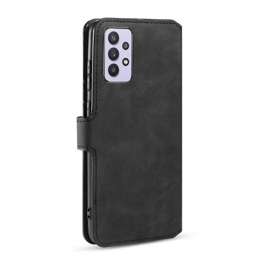 DG.MING Samsung Galaxy A32 5G - DG.MING Retro Fodral - Svart