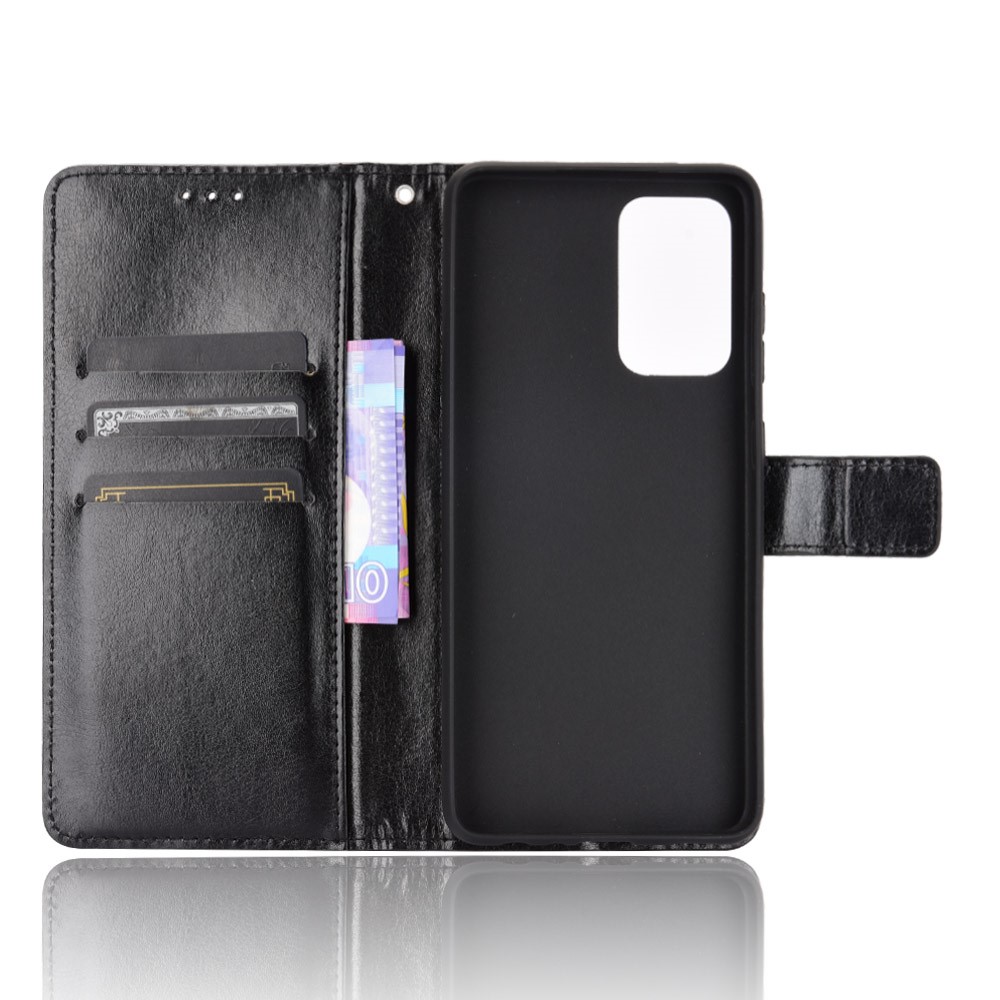  Samsung Galaxy A52 / A52s- Crazy Horse Fodral - Svart