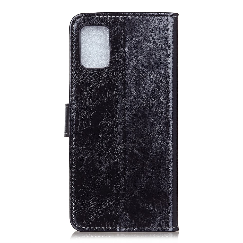  Samsung Galaxy A52 / A52s- Retro Crazy Horse Fodral - Svart