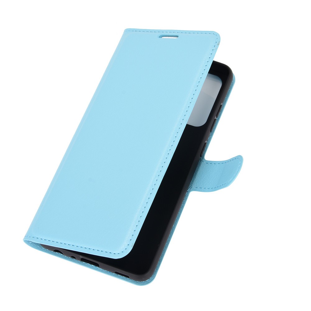  Samsung Galaxy A52 / A52s - Litchi Textur Fodral - Blå