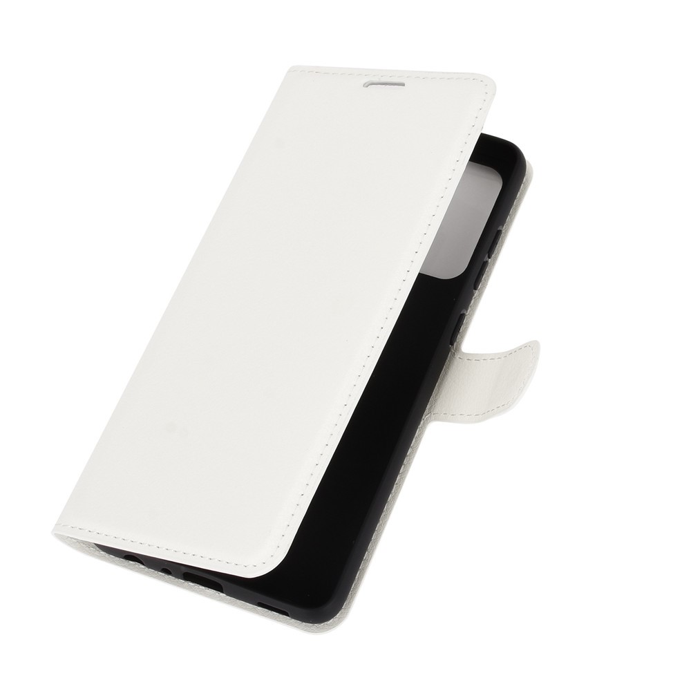  Samsung Galaxy A52 / A52s - Litchi Textur Fodral - Vit