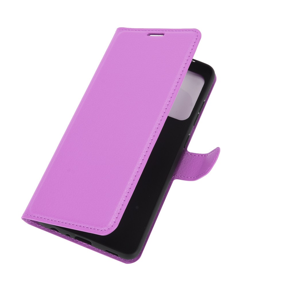  Samsung Galaxy A52 / A52s - Litchi Textur Fodral - Lila