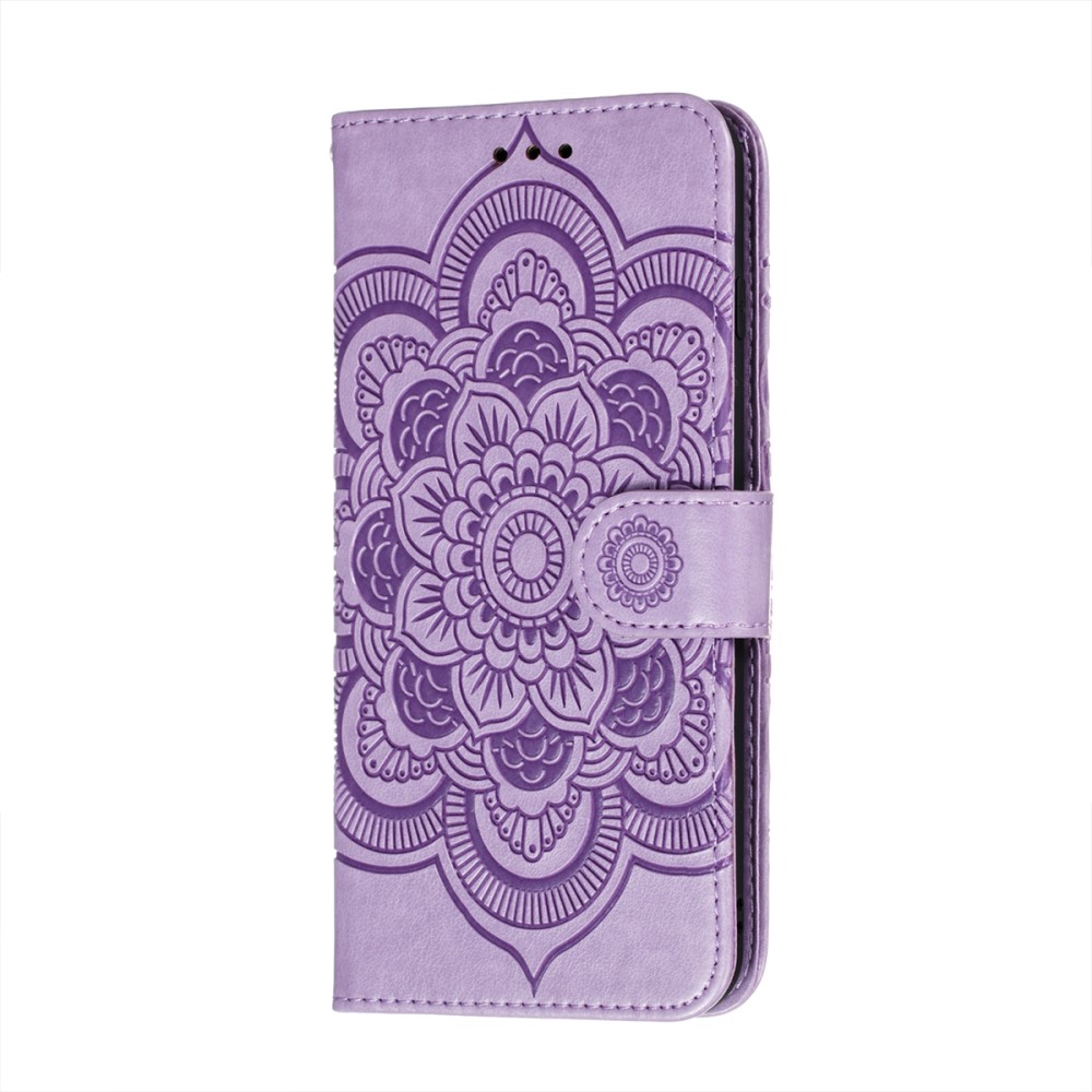  Samsung Galaxy A52 / A52s - Mandala Läder Fodral - Lila