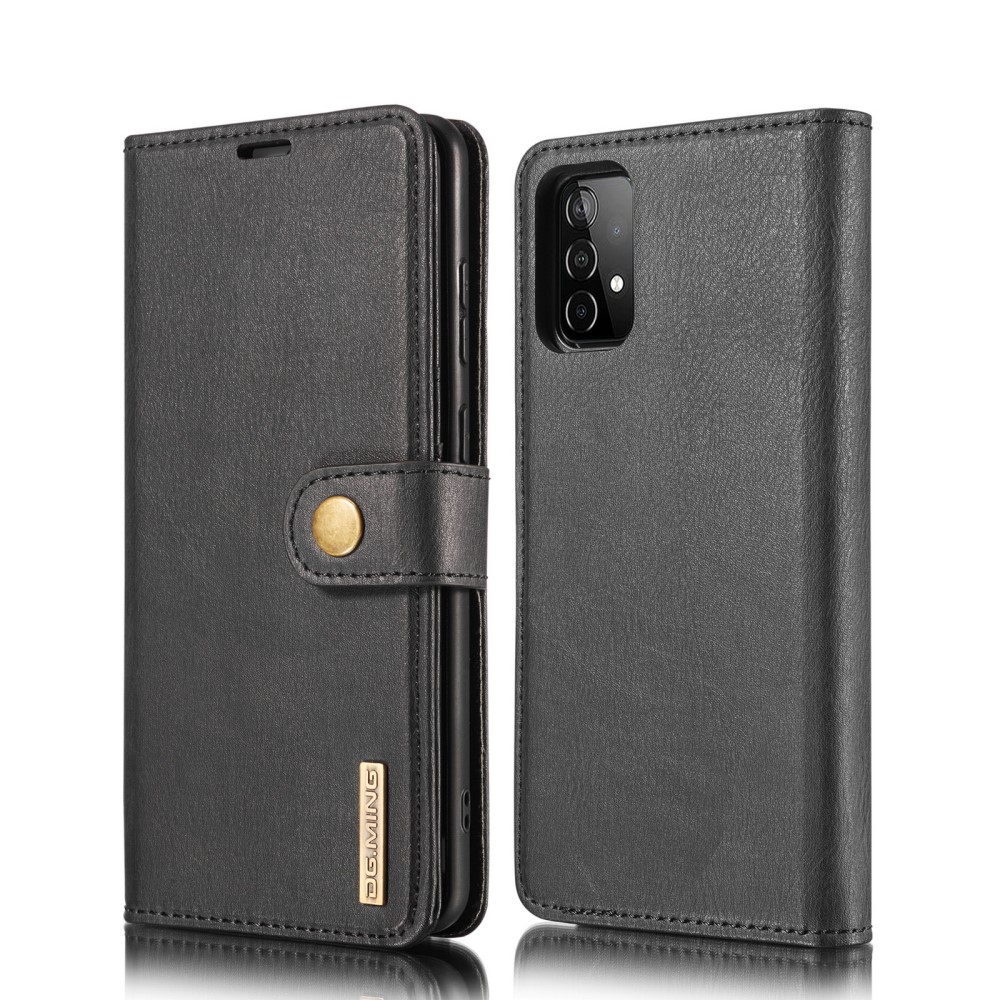 DG.MING Samsung Galaxy A52 / A52s - DG.MING 2in1 Magnet Fodral - Svart