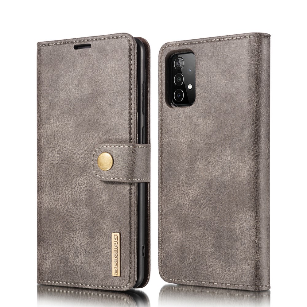 DG.MING Samsung Galaxy A52 / A52s - DG.MING 2in1 Magnet Fodral - Grå