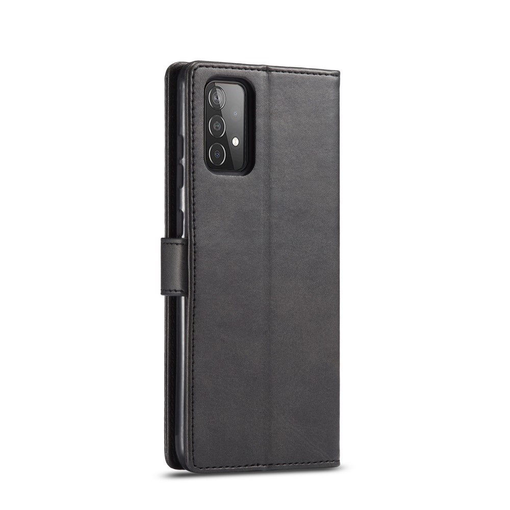 LC.IMEEKE Samsung Galaxy A52 / A52s - LC.IMEEKE Läder Fodral - Svart