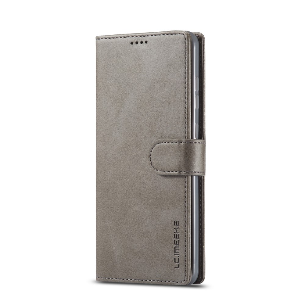 LC.IMEEKE Samsung Galaxy A52 / A52s - LC.IMEEKE Läder Fodral - Grå