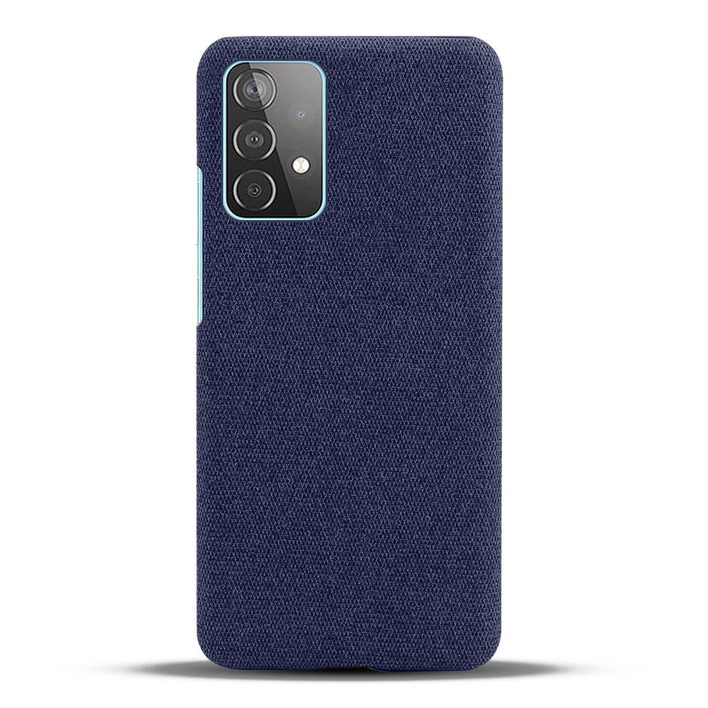 KSQ Samsung Galaxy A52 / A52s - KSQ Tygbelagt Textur Skal - Blå