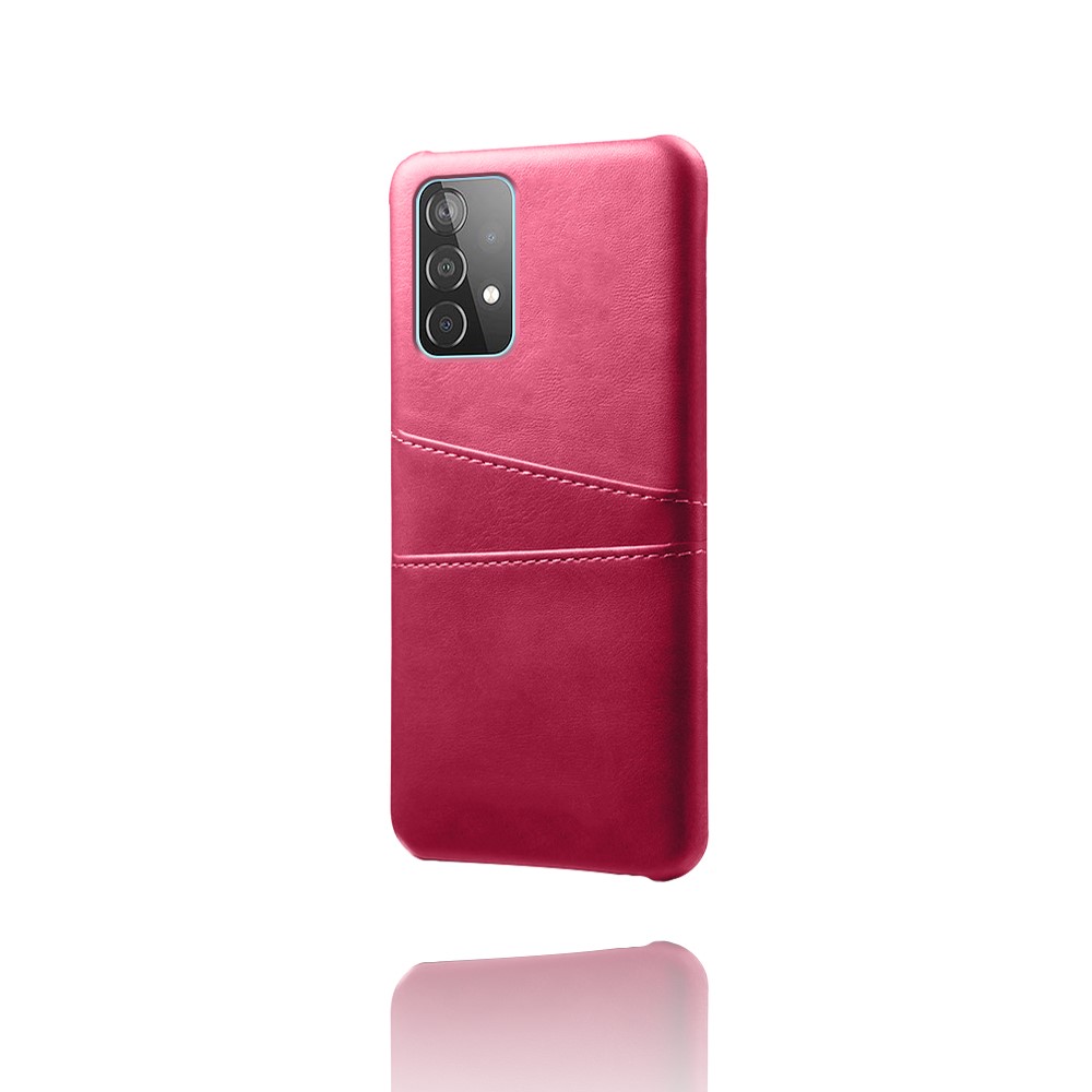 KSQ Samsung Galaxy A52 / A52s - KSQ Skal Med Kortfack - Rosa