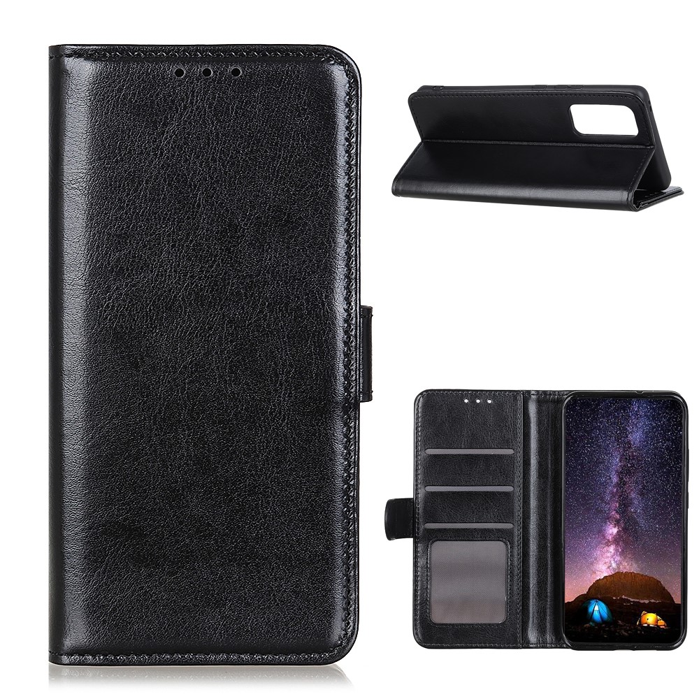  Samsung Galaxy A72 - Crazy Horse Fodral - Svart