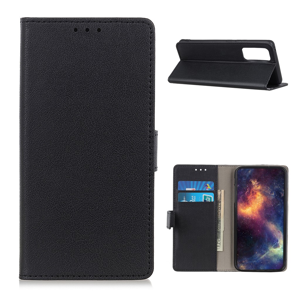  Samsung Galaxy A72 - Läder Fodral - Svart