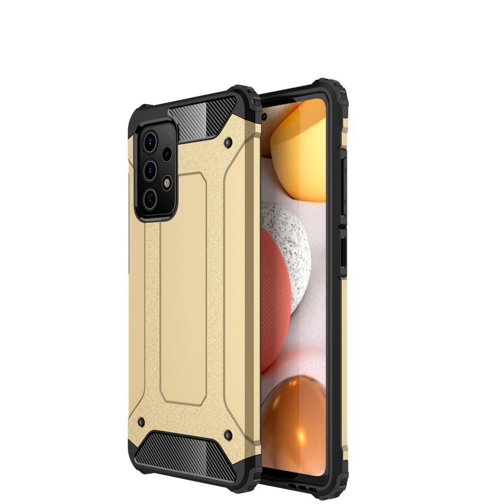  Samsung Galaxy A72 - Shockproof Armor Hybrid Skal - Guld