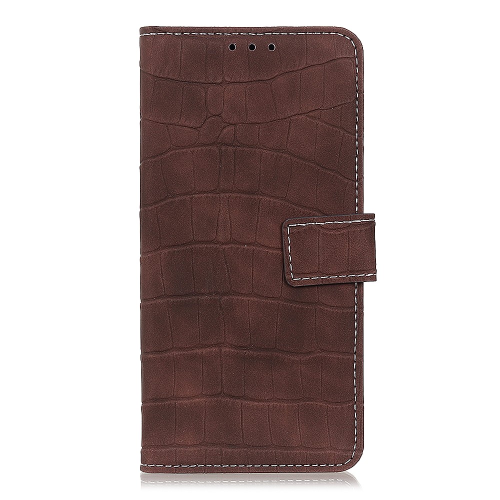  Samsung Galaxy A72 - Krokodil Textur Fodral - Brun