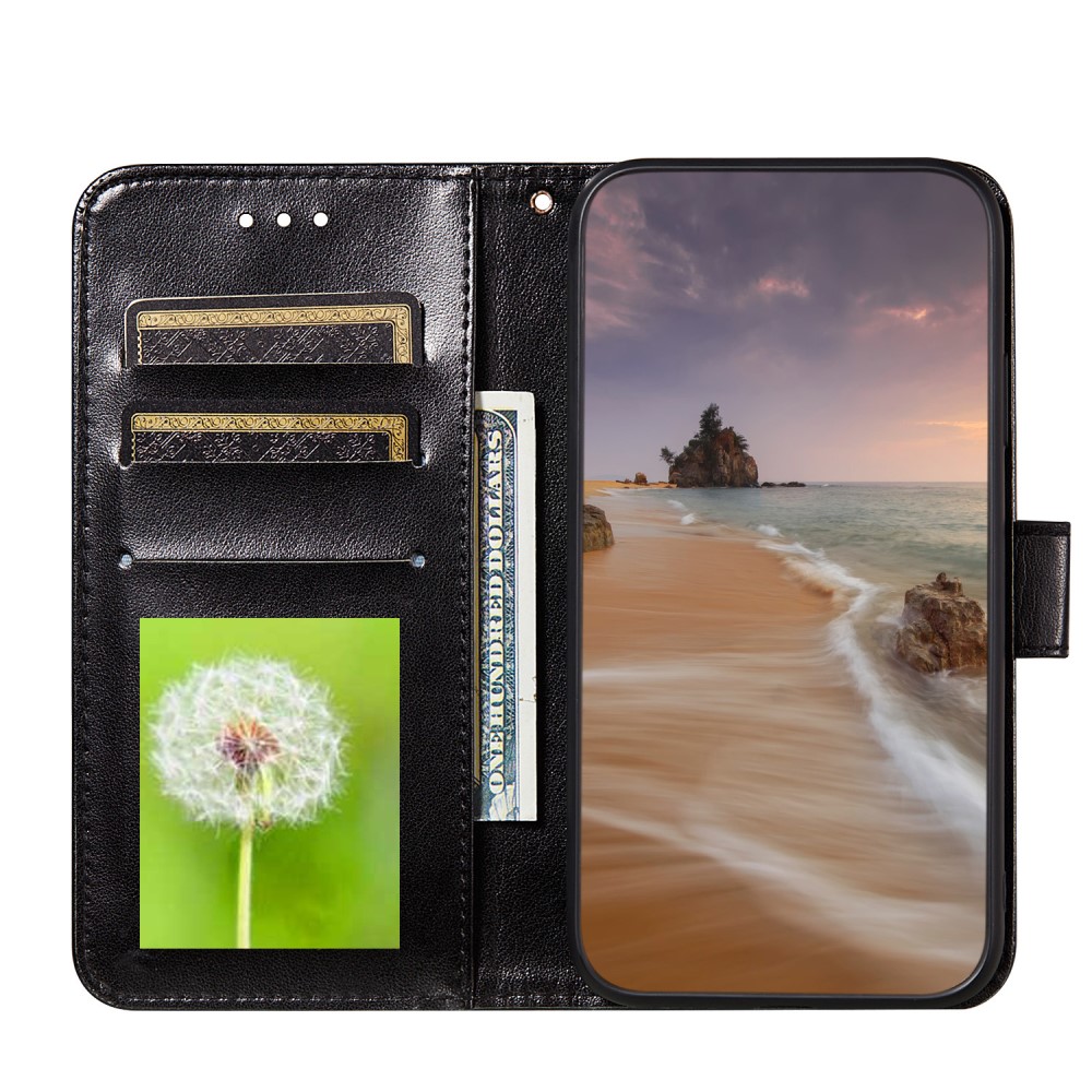  Samsung Galaxy A72 - Läder Fodral - Svart
