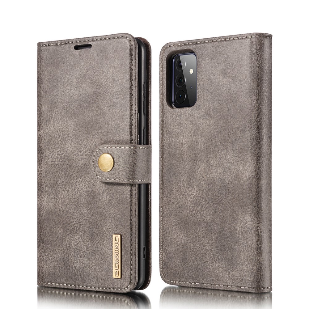DG.MING Samsung Galaxy A72 - DG.MING 2in1 Magnet Fodral - Grå