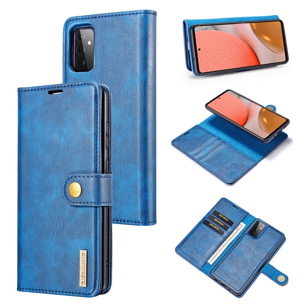 DG.MING Samsung Galaxy A72 - DG.MING 2in1 Magnet Fodral - Blå