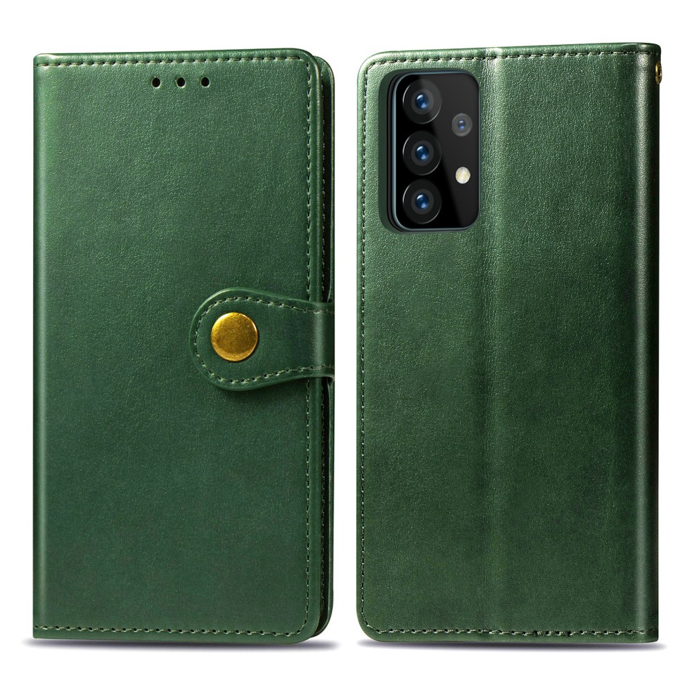  Samsung Galaxy A72 - Solid Plånboksfodral - Grön