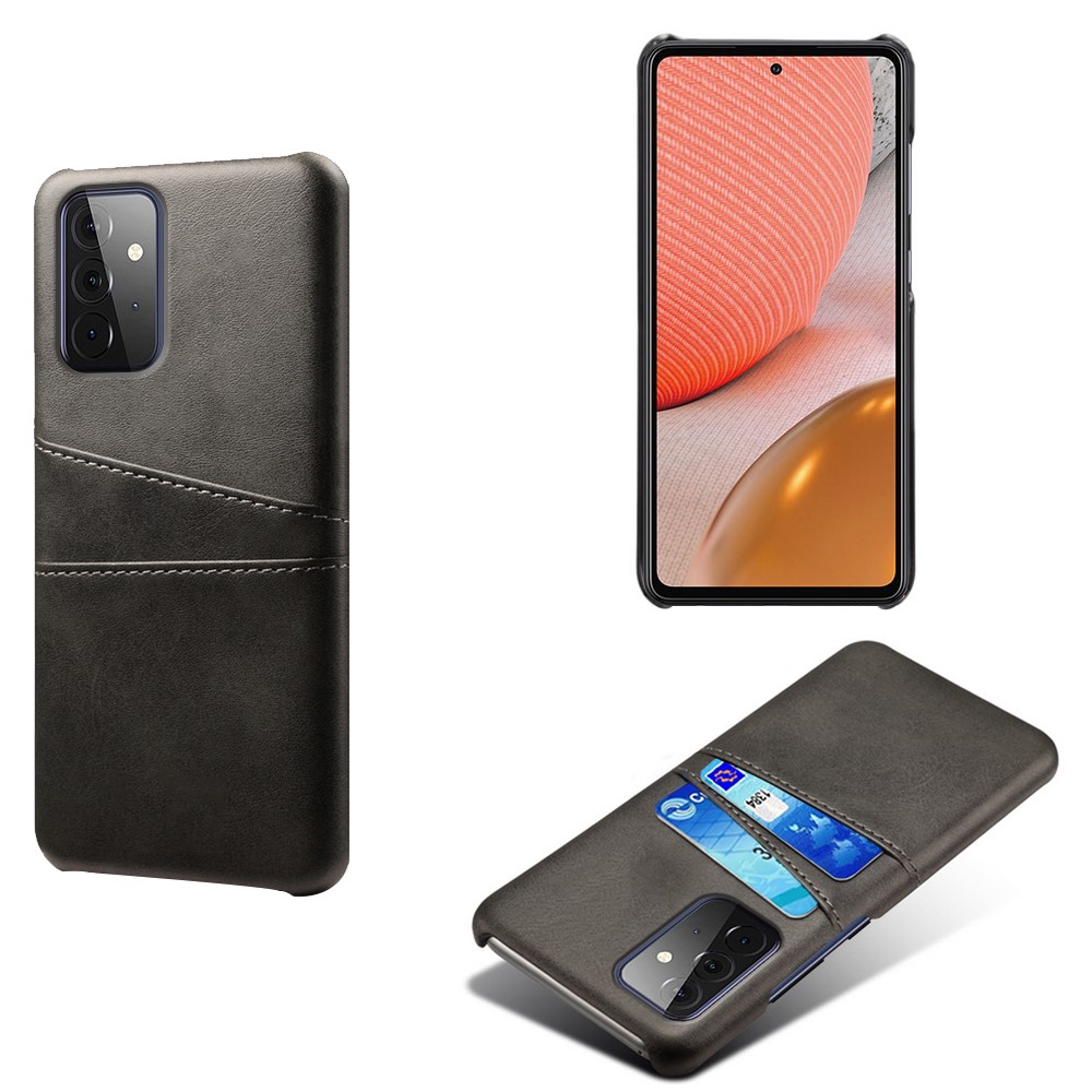 KSQ Samsung Galaxy A72 - KSQ Skal Med Kortfack - Svart