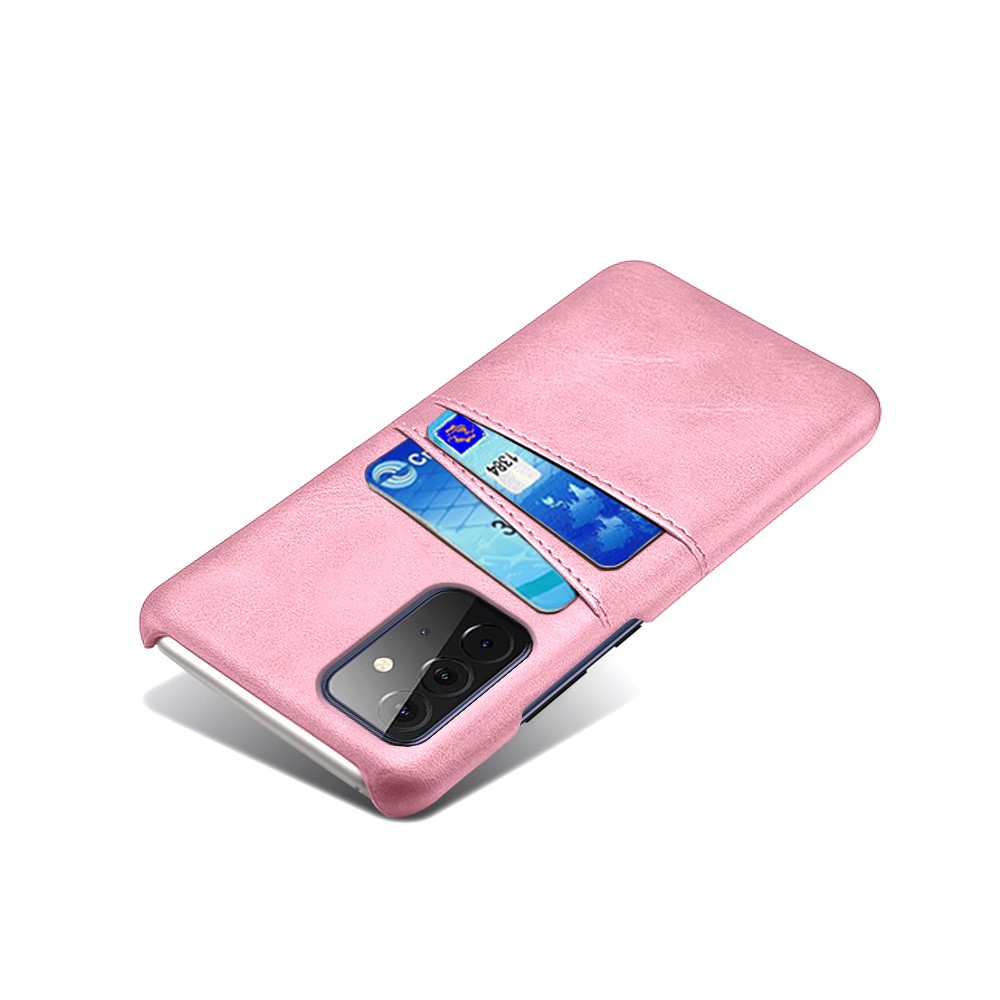 KSQ Samsung Galaxy A72 - KSQ Skal Med Kortfack - Roséguld