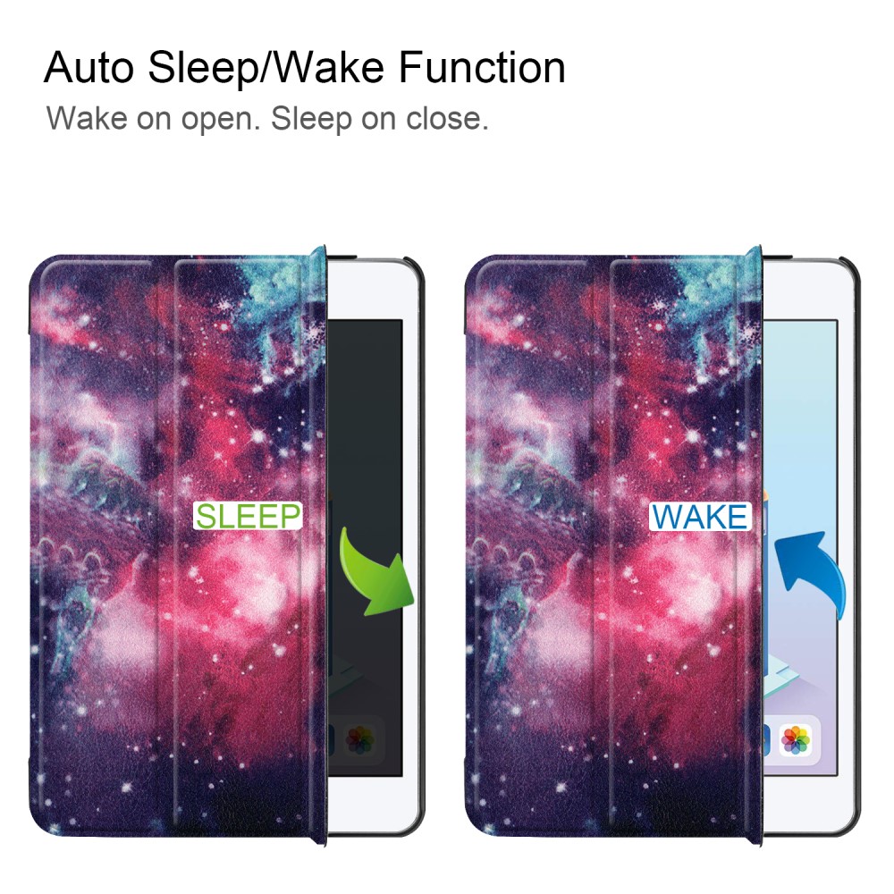  iPad Mini (2019) - Slimfit Tri-Fold Fodral - Cosmic Space