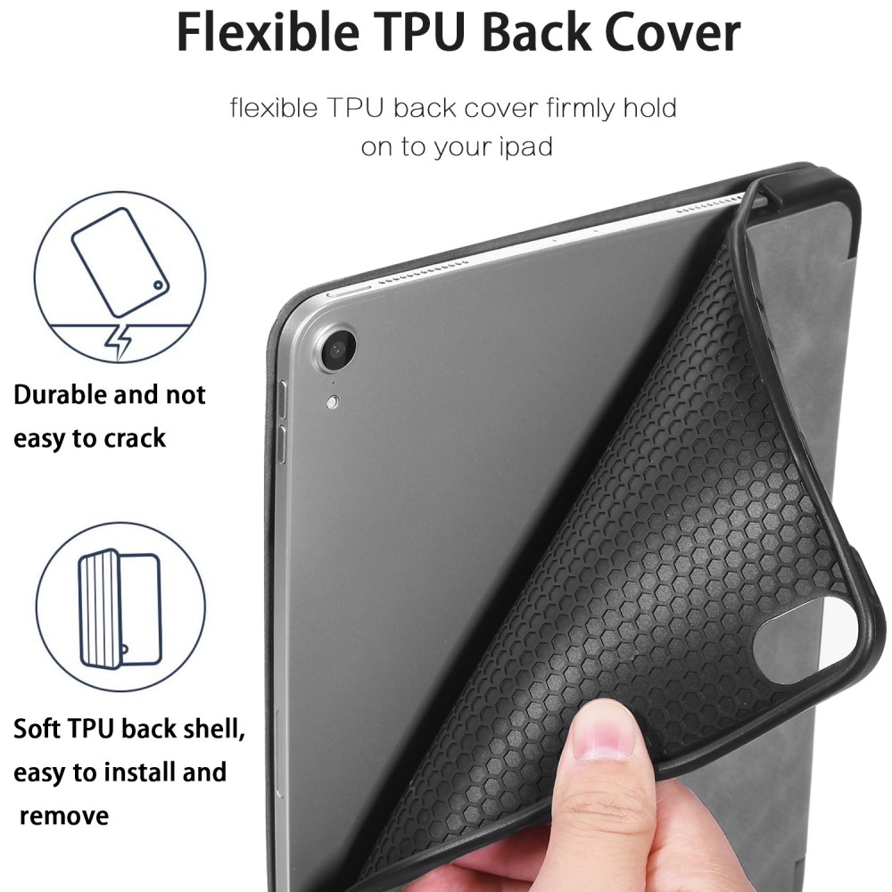 DG.MING DG.MING iPad Air 2026-2020/Pro 11 2018 Fodral Pennhållare