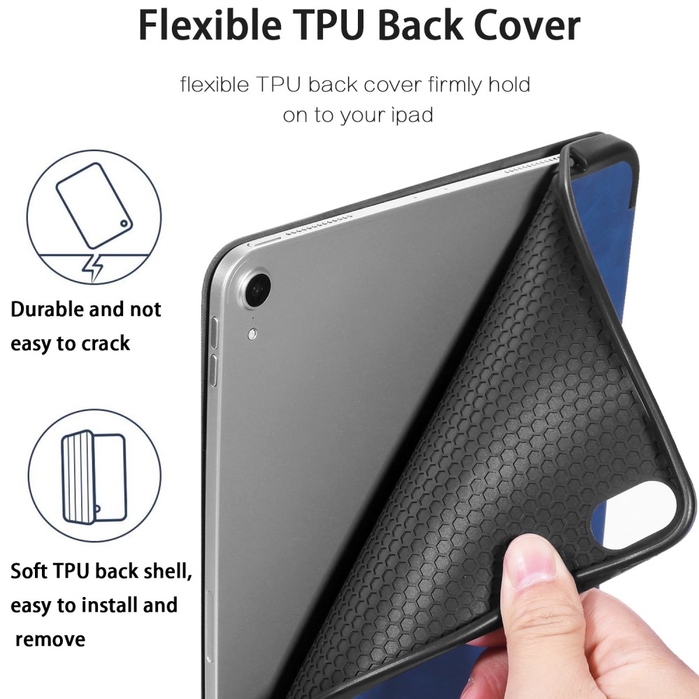 DG.MING DG.MING iPad Air 2026-2020/Pro 11 2018 Fodral Pennhållare