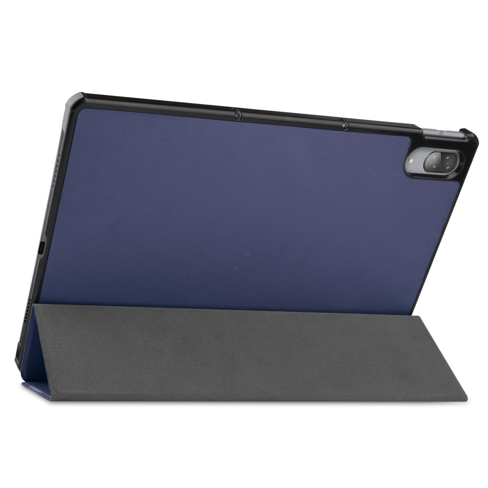  Lenovo Tab P11 Pro - Tri-Fold Läder Fodral - Mörk Blå