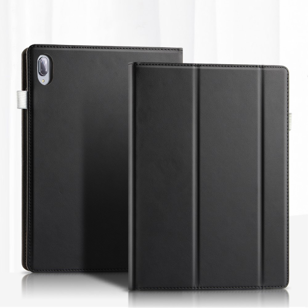  Lenovo Tab P11 Pro - Tri-Fold Fodral Med Pennhållare - Svart